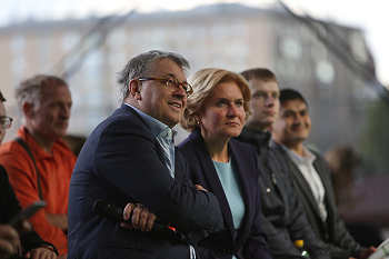 Yaroslav Kuzminov, HSE Rector, and Olga Golodets, Deputy Prime Minister of Russia